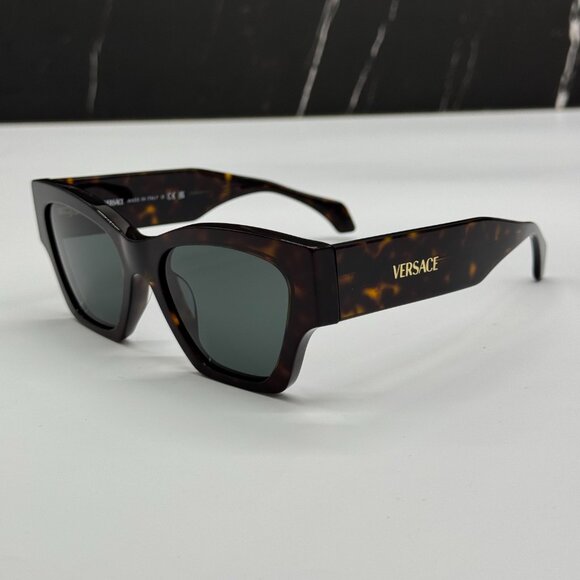 NEW VERSACE VE4492U 108/87 WOMEN SUNGLASSES HAVANA VE4492U 10887 EYEWEAR - Picture 5 of 11